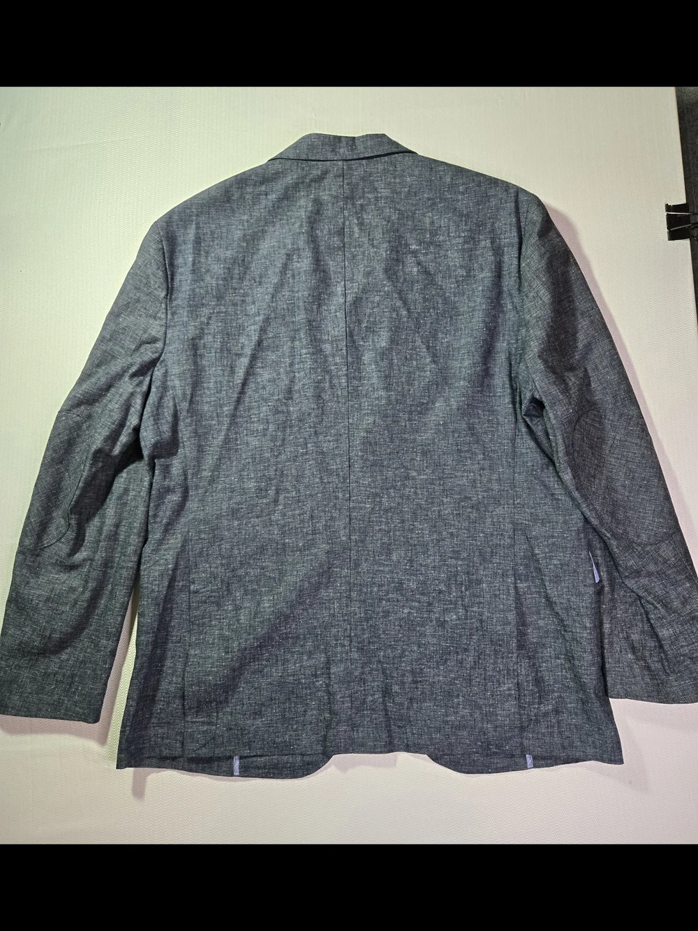 Jos A Bank RESERVE Men's Blue Sport Coat UNSTRUCTURED Jacket LINEN Blazer XL NWT